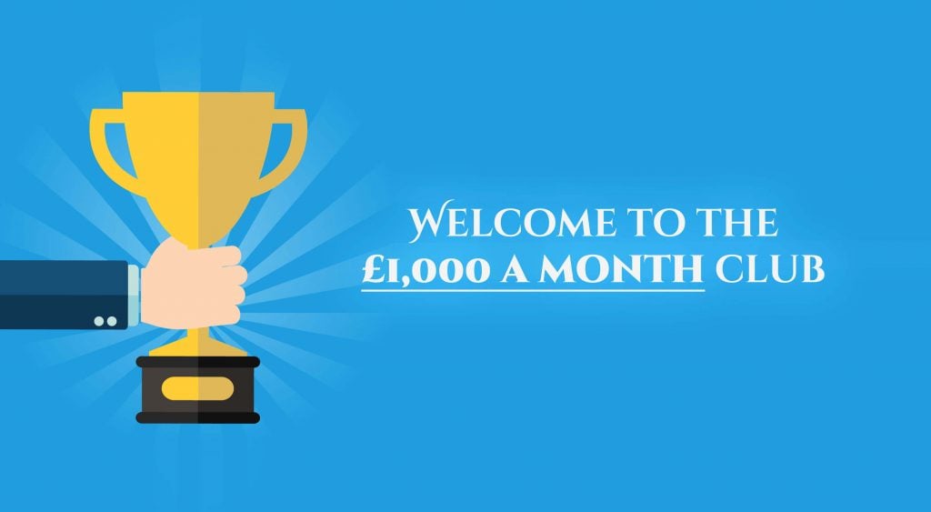 Make £1,000 a month matched betting